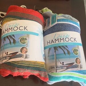 2 new lounge hammocks